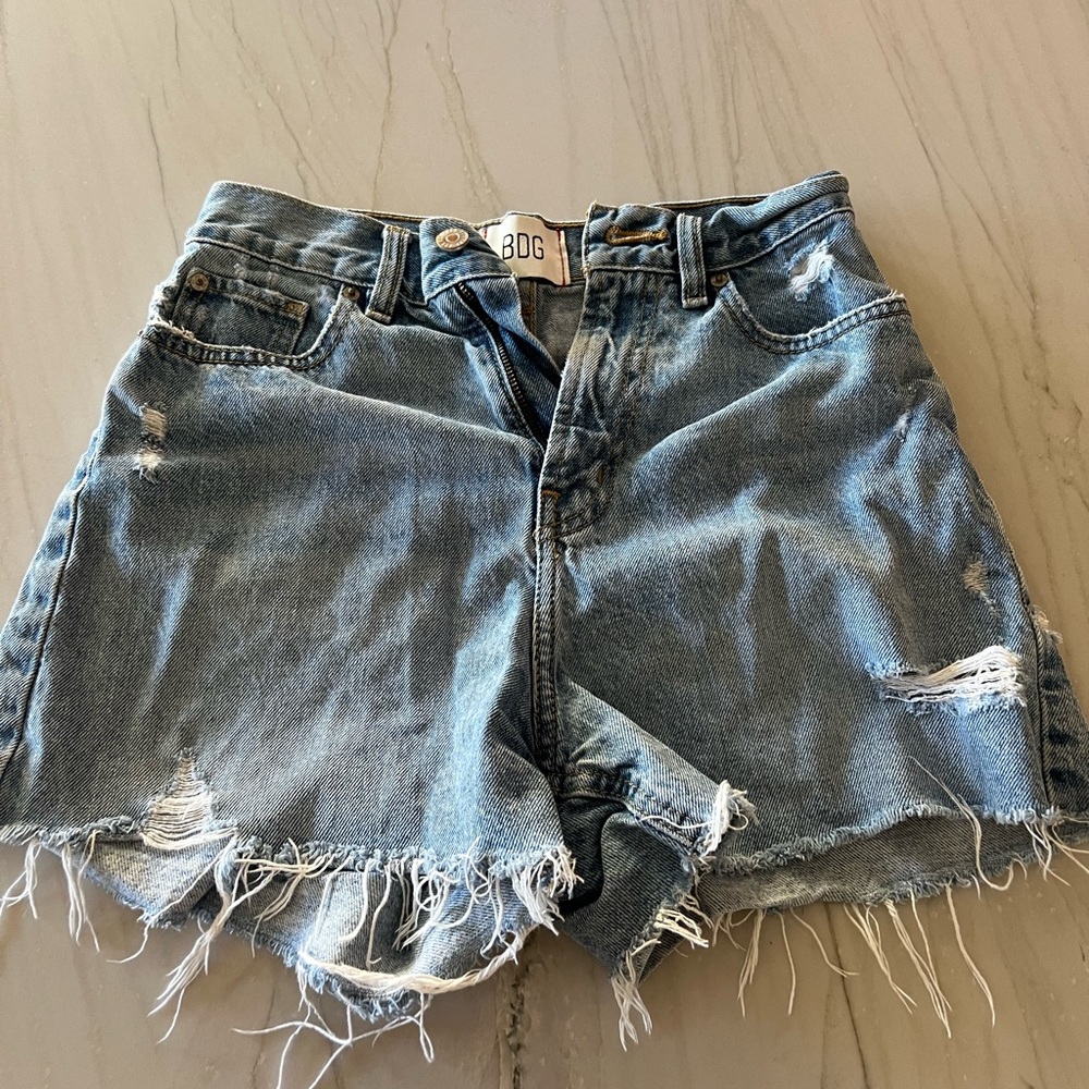 UO BDG A-Line Denim Cutoff Shorts